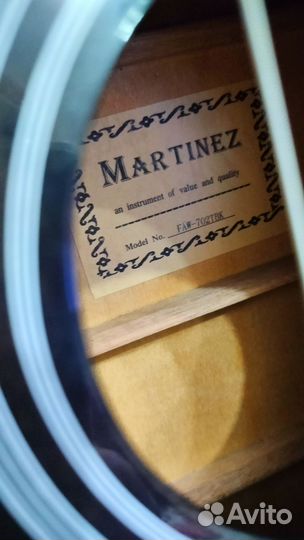 Акустическая гитара martinez faw 702