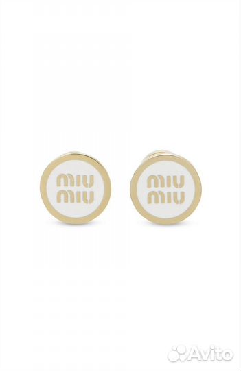 Серьги miu miu в наличии