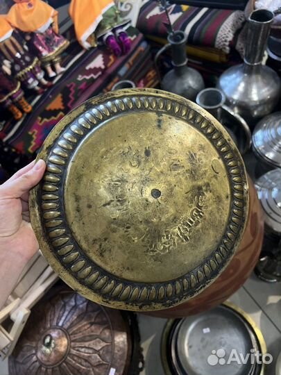 Тарелки/ подносы медные старинные, Дагестан