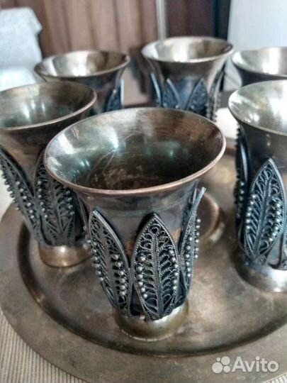 Стопки мельхиор СССР