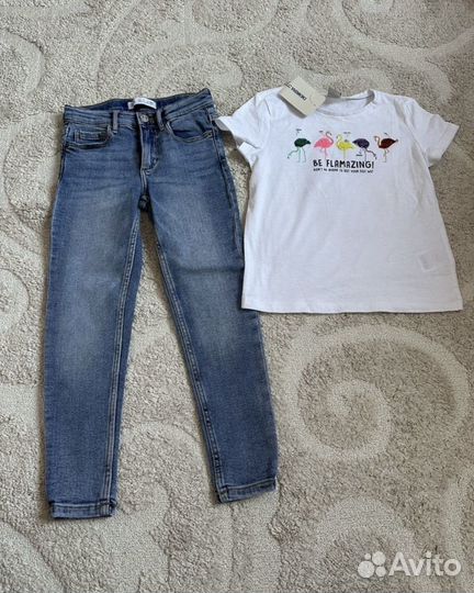 Джинсы и футболка