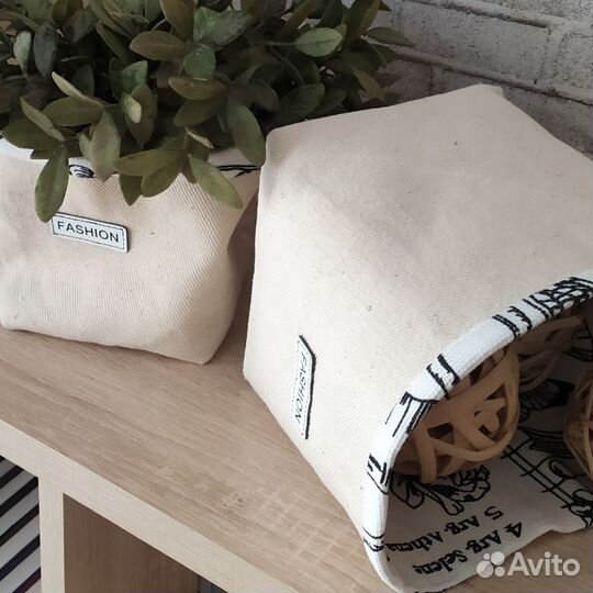 Интерьерные корзины ручной работы