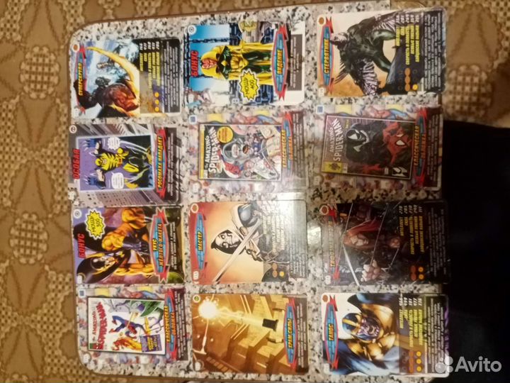 Карточки человек паук герои и злодеи 3 серия