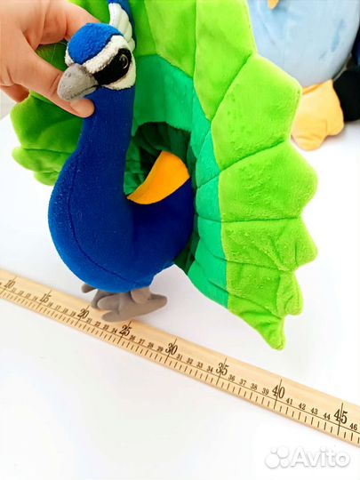 Павлин мягкая игрушка 35 см