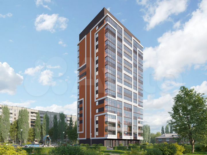 2-к. квартира, 65,1 м², 9/16 эт.