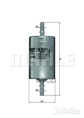 Фильтр топливный A6394770001 KL842 Mahle/Knecht