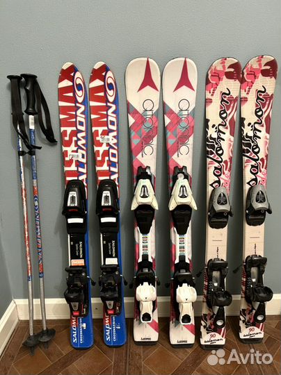 Горные лыжи детские 90 см