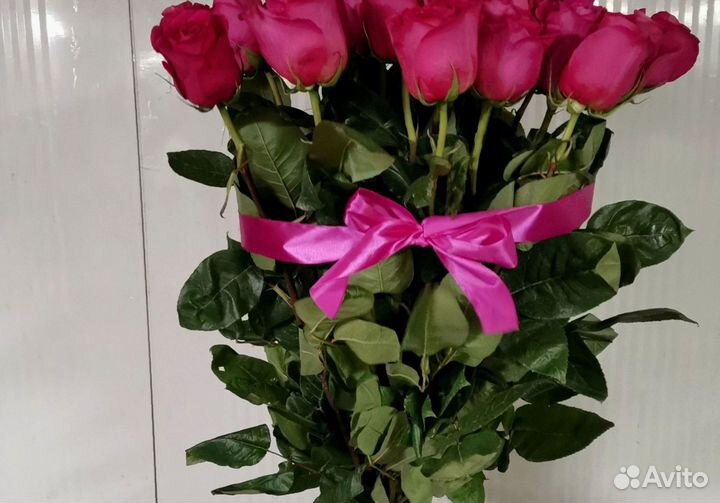 Розы с доставкой, букет роз 101