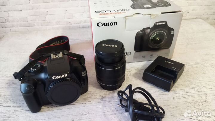 Зеркальный фотоаппарат canon EOS 1100D KIT