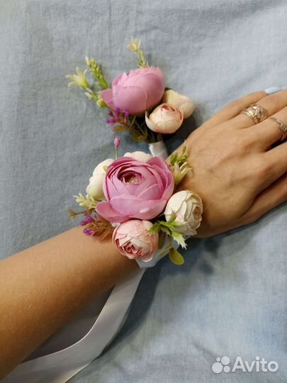 Набор для свидетелей, браслет, бутоньерка