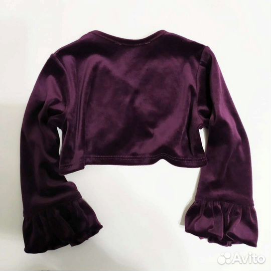 Болеро бархатное размер 122