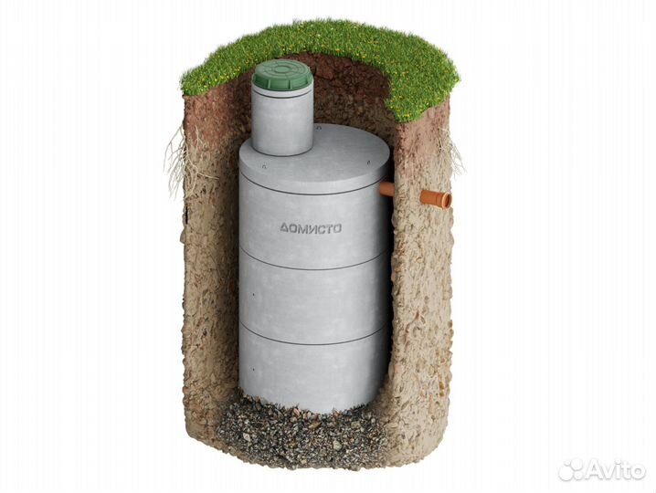 Септик из бетонных колец