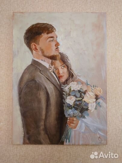 Картина маслом, портрет маслом, услуги художника