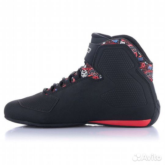 Alpinestars Fq20 Sektor мотоботы Black Bright Red Красный