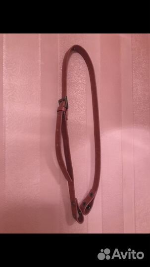 Ремень кожаный на сумку