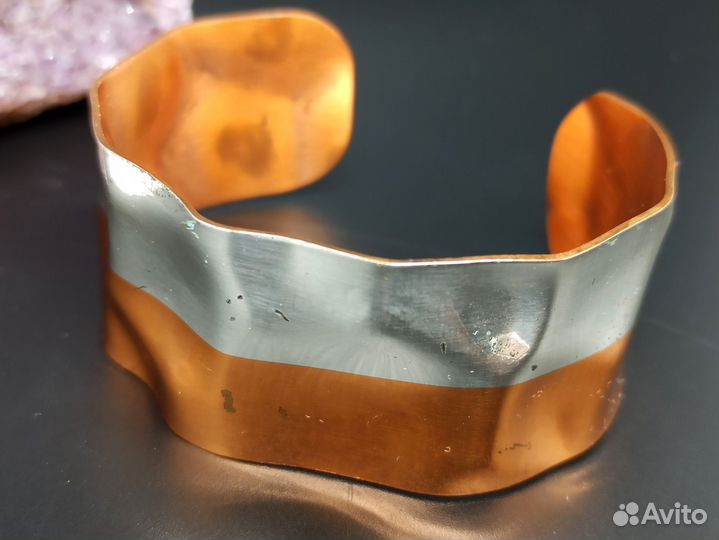 Браслет L. Vernon - Медь и Серебро - Винтаж