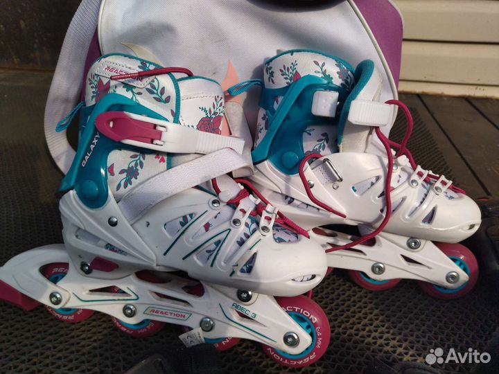 Роликовые коньки детские раздвижные