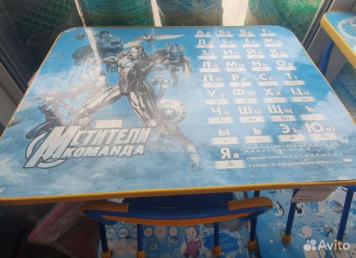 Детский комплект стол+стул