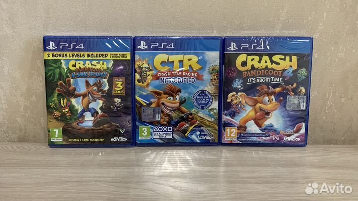 Crash Team Racing nitro fueled ps4 ps5 диск