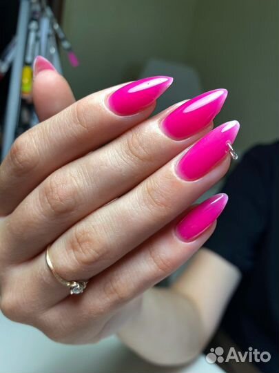 Наращивание ногтей + педикюр