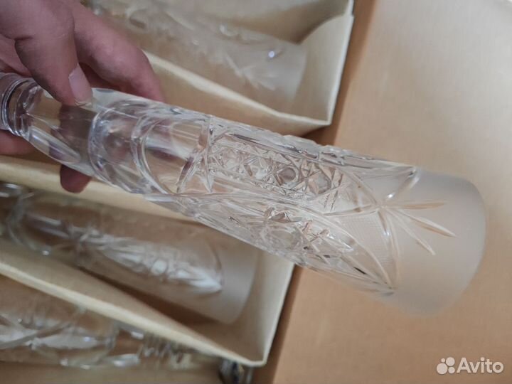 Набор хрустальных фужеров