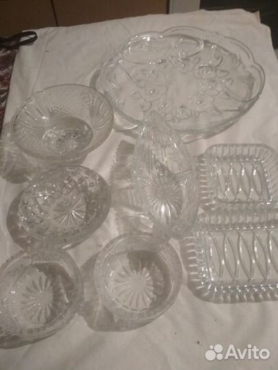 Салатницы хрусталь СССР