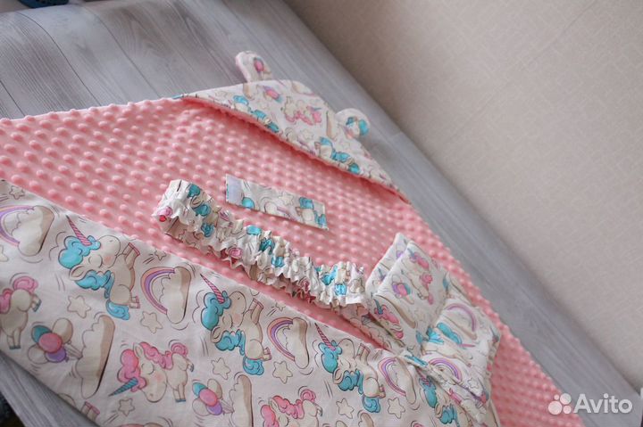 Конверт - одеяло для новорожденного на выписку