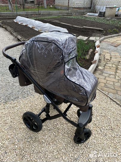 Коляска Verdi 3 в 1 Коричневая полный комплект