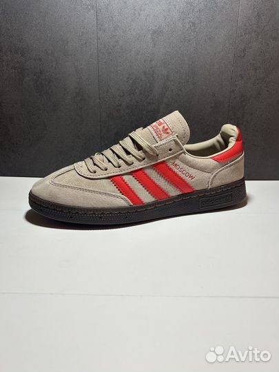 Adidas spezial moscow beige red замшевые 41-45