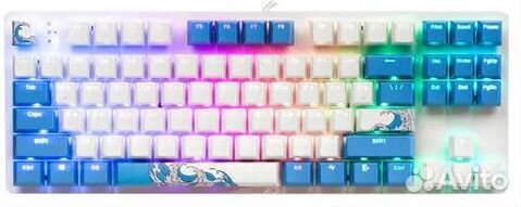 Клавиатура проводная Red Square Keyrox TKL Aquariu