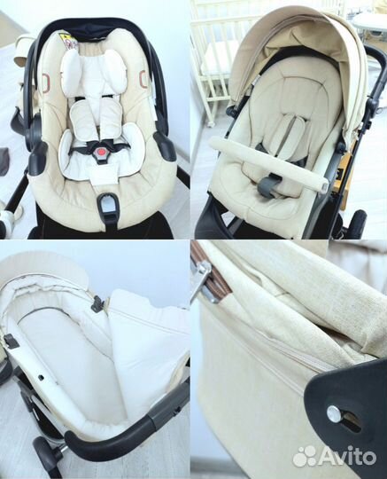 Коляска stokke trailz 3 в 1 + tatamia