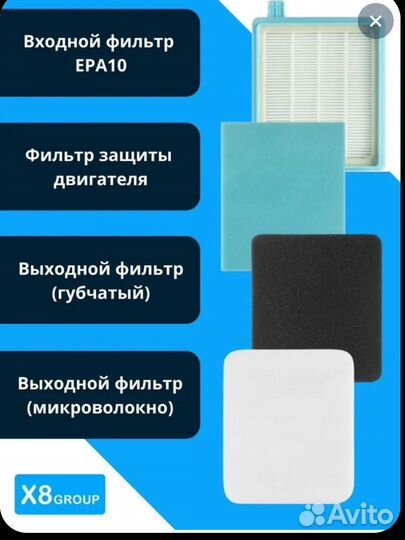 Фильтры для пылесоса Philips