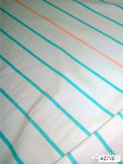 Ткань Кулирка с лайкрой Полоска