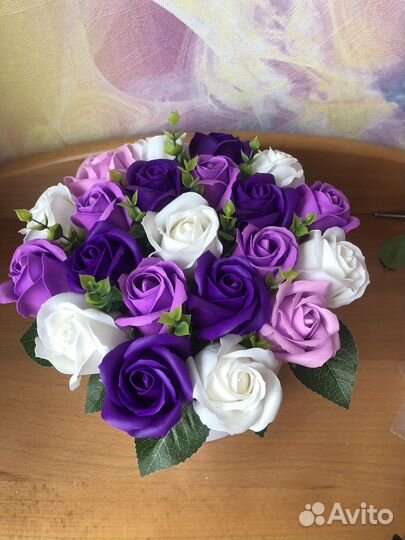 Букет из мыла