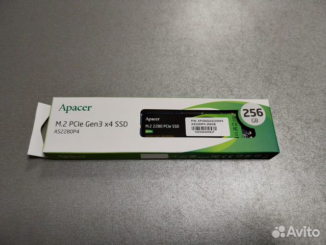 SSD диск 256гб M.2 2280 Apacer PCIe
