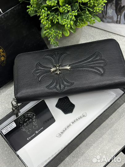 Портмоне мужское Chrome Hearts натуральная кожа
