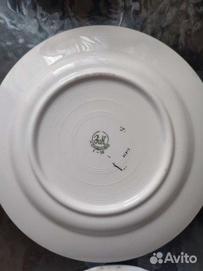 Тарелки зик конаково СССР