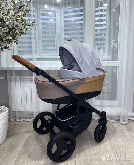 Коляска 3 в 1 Bexa Ultra+Eco кожа (Отл.сост)