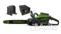 Цепная пила Greenworks в комплекте с акб и зу
