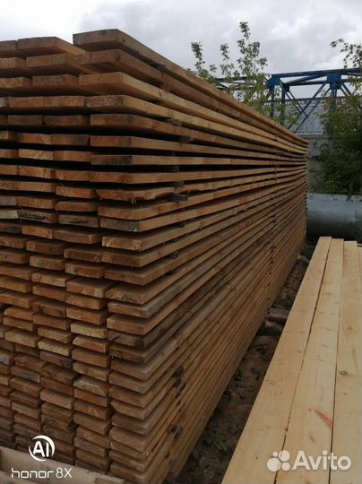 Доска обрезная 200х50x3м от производителя 1 сорт