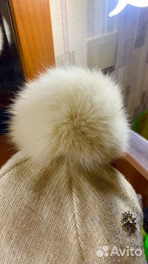 Шапка шлем зимняя для девочки