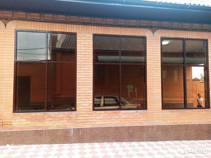 Пластиковые французские окна rehau