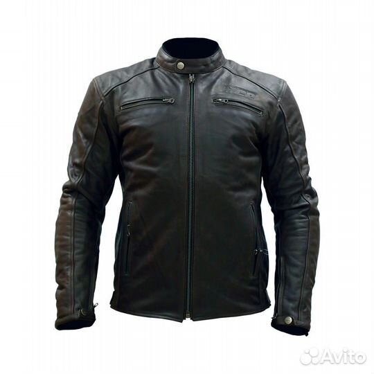 Мотокуртка кожаная мужская для мотоцикла MCP