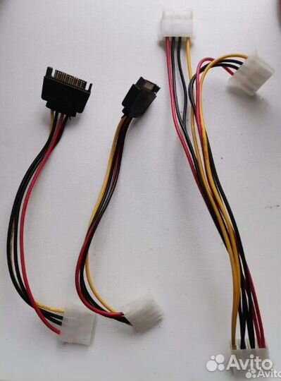 Тройник сплиттер питания видеокатры 6pin 8pin на 2