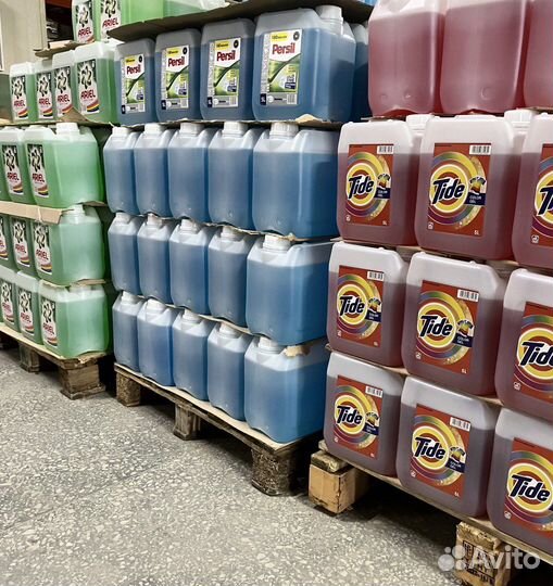 Жидкий порошок для стирки, кондиционеры 5 л Оптом