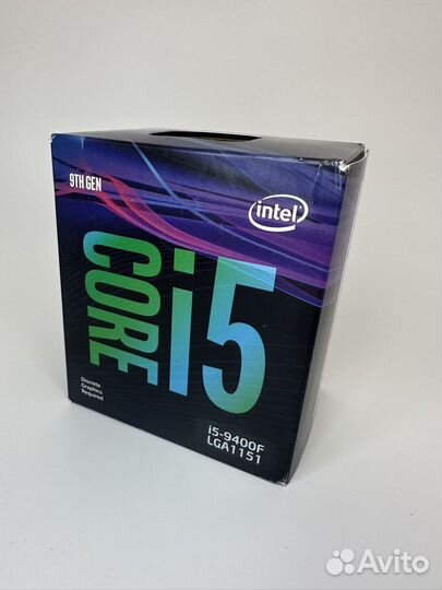 Новый Процессор Intel Core i5 9400f
