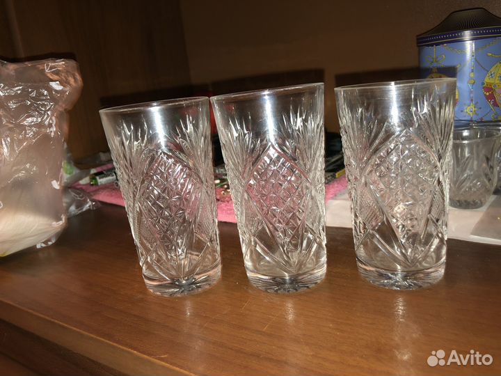 Хрустальные рюмки СССР