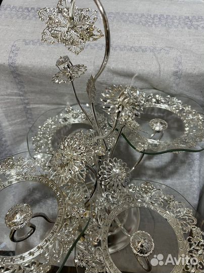 Ваза для конфет на ножке