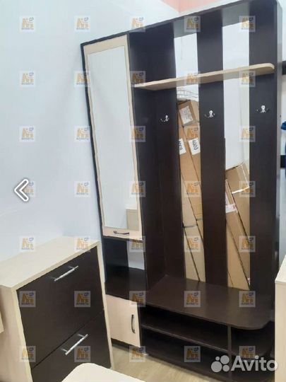 Прихожая Вешалка Крючки Полка