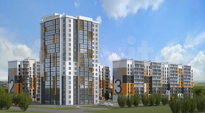 1-к. квартира, 40,1 м², 5/18 эт.